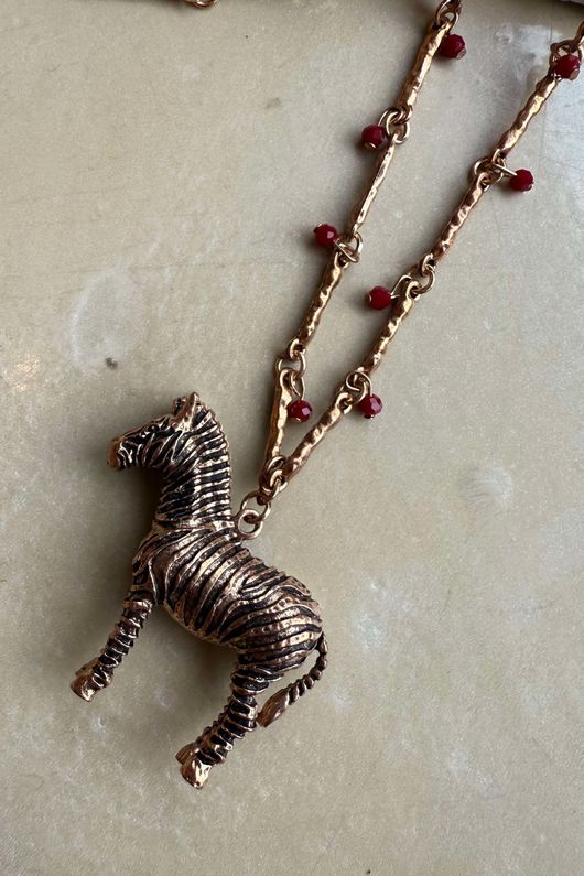 Laundry B Free Spirit Dempsey Zebi Necklace